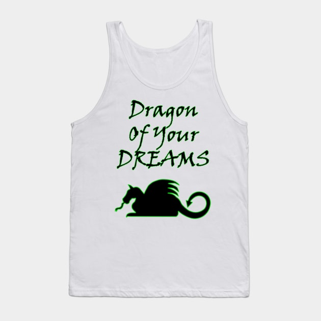 Dragon Of Your Dreams (Black) Tank Top by BlakCircleGirl